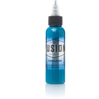 Fusion Ink - Color Turquoise 1 oz - Miamitattoosupplies.comTATTOO INK