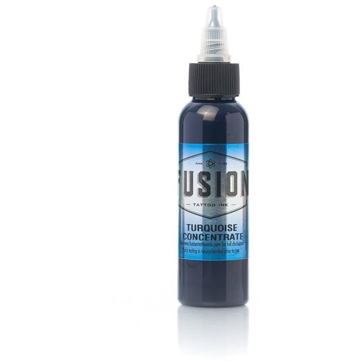 Fusion Ink - Color Turquoise Concentrate 1 oz - Miamitattoosupplies.comTATTOO INK