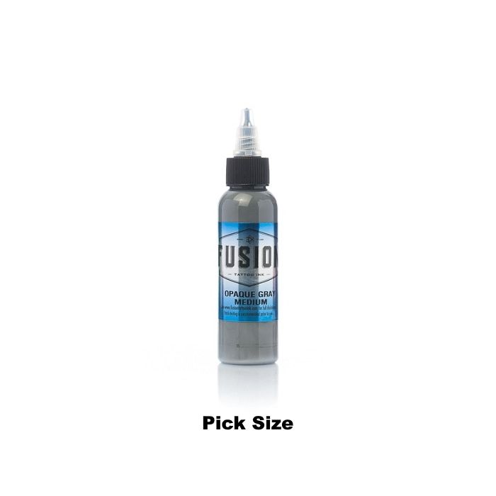 Fusion Ink - Opaque Gray 2 oz - Miamitattoosupplies.comTATTOO INK