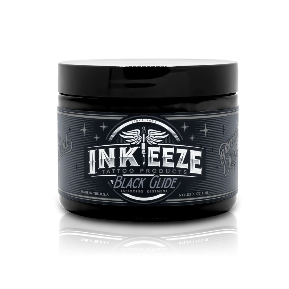 INKEEZE Black Glide Tattooing Ointment ‚ 6oz Jar - Miamitattoosupplies.comMEDICAL