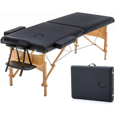 Premium Portable Massage Table with high-density foam padding