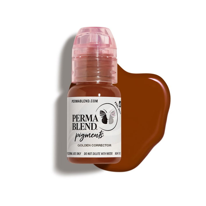 Perma Blend - Golden Corrector 1/2 oz - Miamitattoosupplies.comPMU INKS