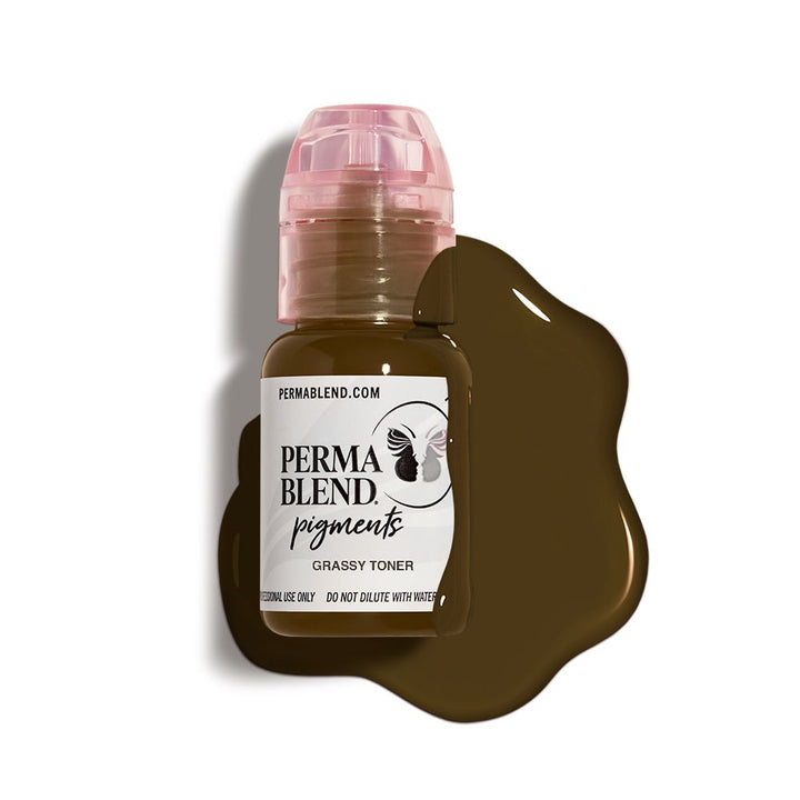 Perma Blend - Grassy Corrector 1/2 oz - Miamitattoosupplies.comPMU INKS