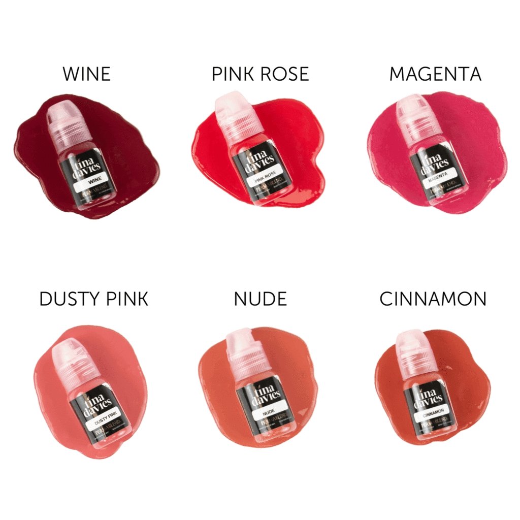 Perma Blend Pigments - Tina Davies Collection Pink Rose - Miamitattoosupplies.comPMU INKS