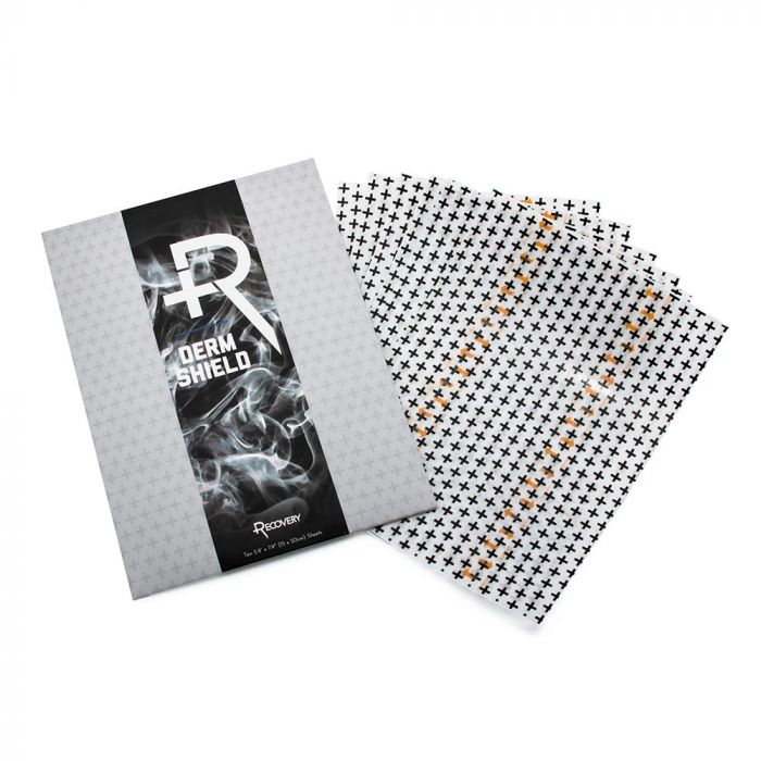 Recovery Derm Shield - 5.9" x 7.9" Sheets ‚Äî Box of 10 - Miamitattoosupplies.comMEDICAL
