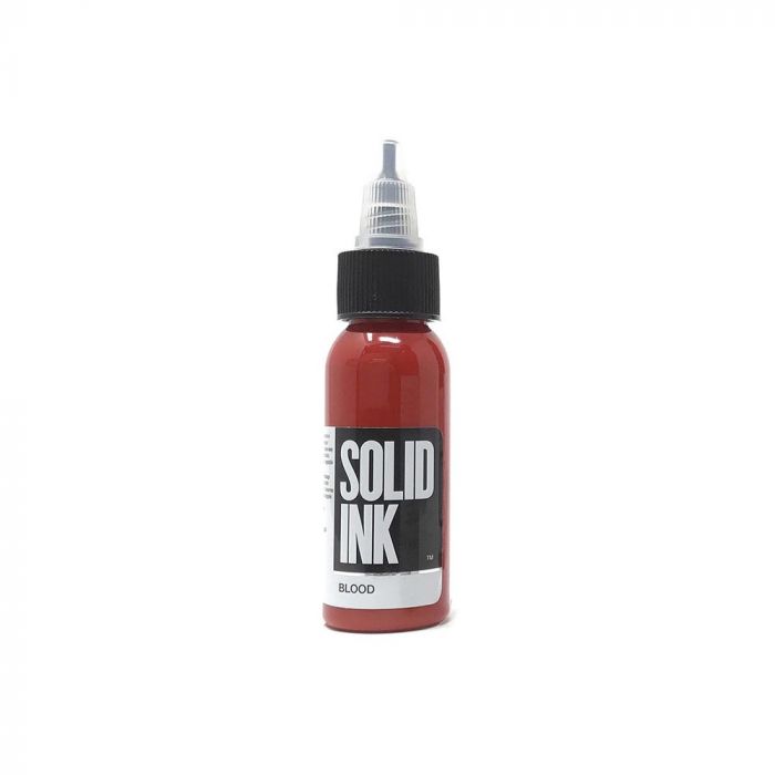 Solid Ink - Color Blood 1 oz - Miamitattoosupplies.comTATTOO INK