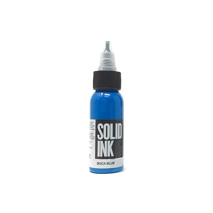 Solid Ink - Color Boca Blue 1 oz - Miamitattoosupplies.comTATTOO INK