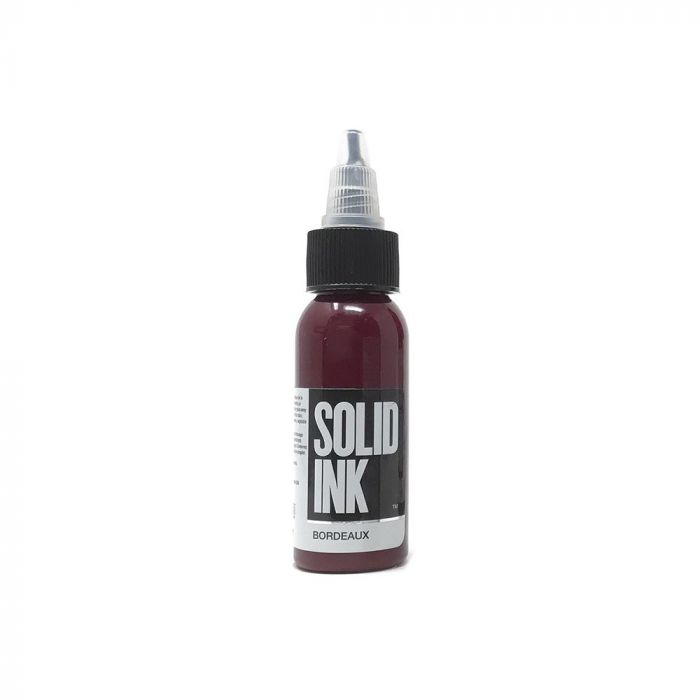 Solid Ink - Color Bordeaux 1 oz - Miamitattoosupplies.comTATTOO INK