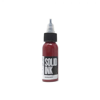 Solid Ink - Color Burgundy 1 oz - Miamitattoosupplies.comTATTOO INK