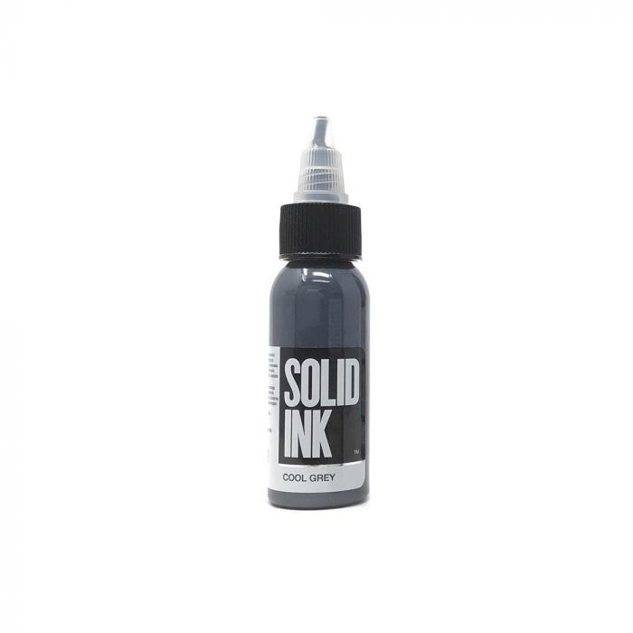 Solid Ink - Color Cool Grey 1 oz - Miamitattoosupplies.comTATTOO INK