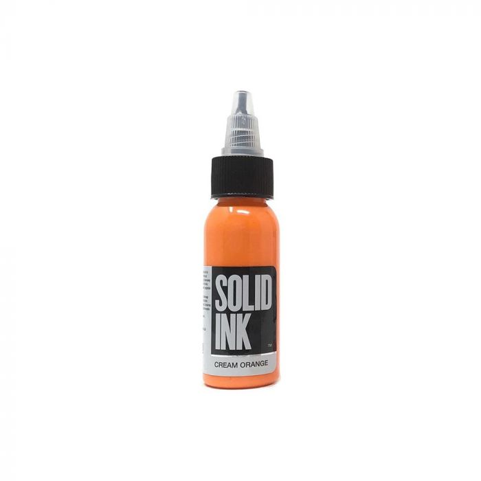 Solid Ink - Color Cream Orange 1 oz - Miamitattoosupplies.comTATTOO INK