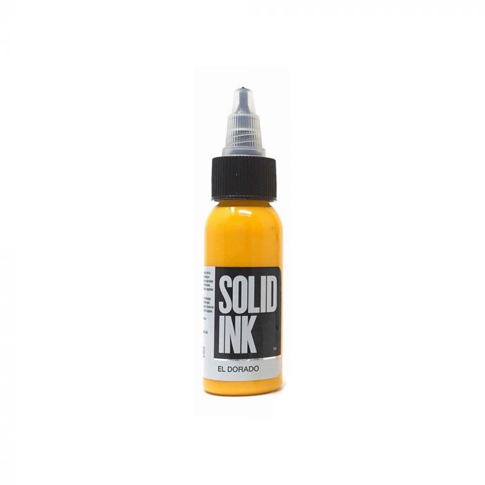 Solid Ink - Color El Dorado 1 oz - Miamitattoosupplies.comTATTOO INK