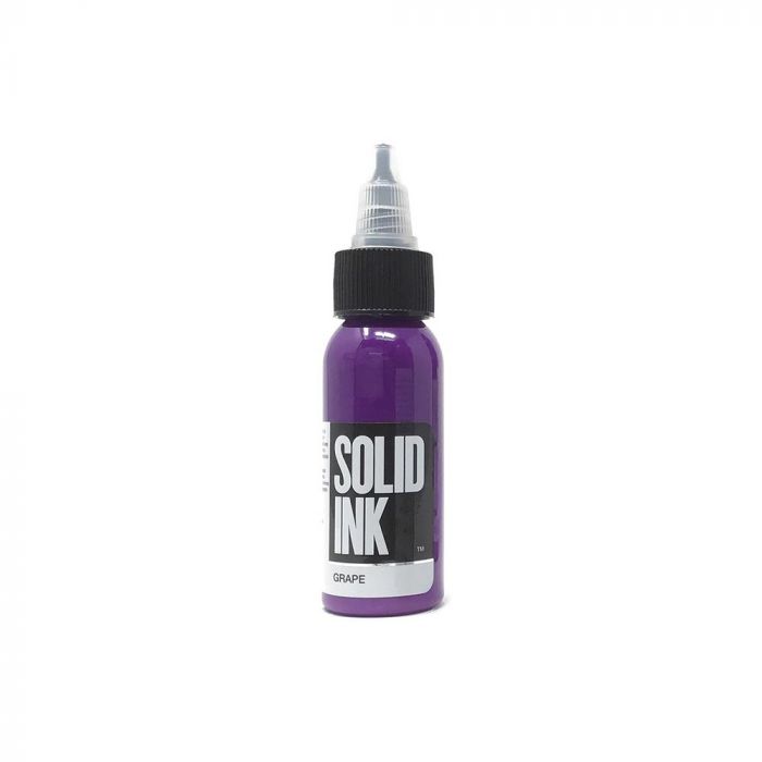 Solid Ink - Color Grape 1 oz - Miamitattoosupplies.comTATTOO INK