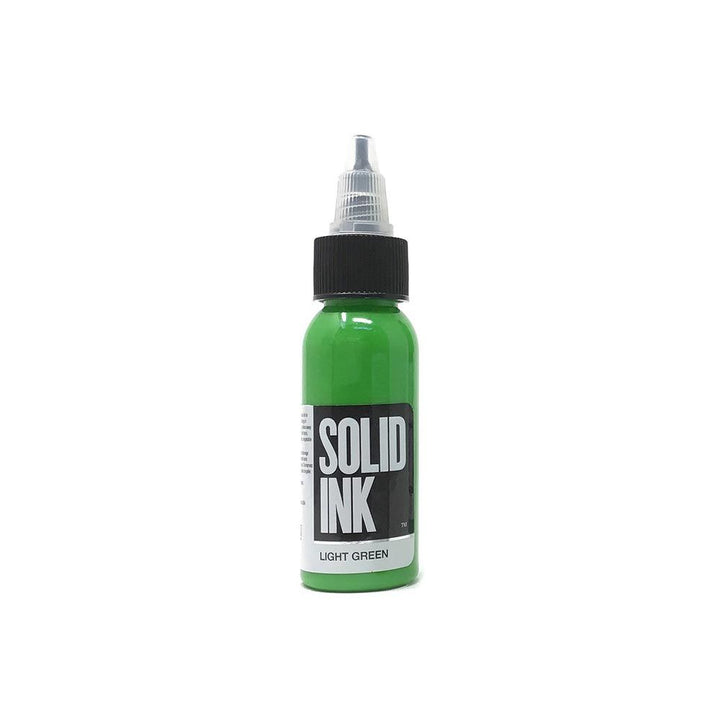 Solid Ink - Color Light Green 1 oz - Miamitattoosupplies.comTATTOO INK
