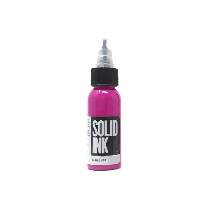 Solid Ink - Color Magenta 1oz - Miamitattoosupplies.comTATTOO INK