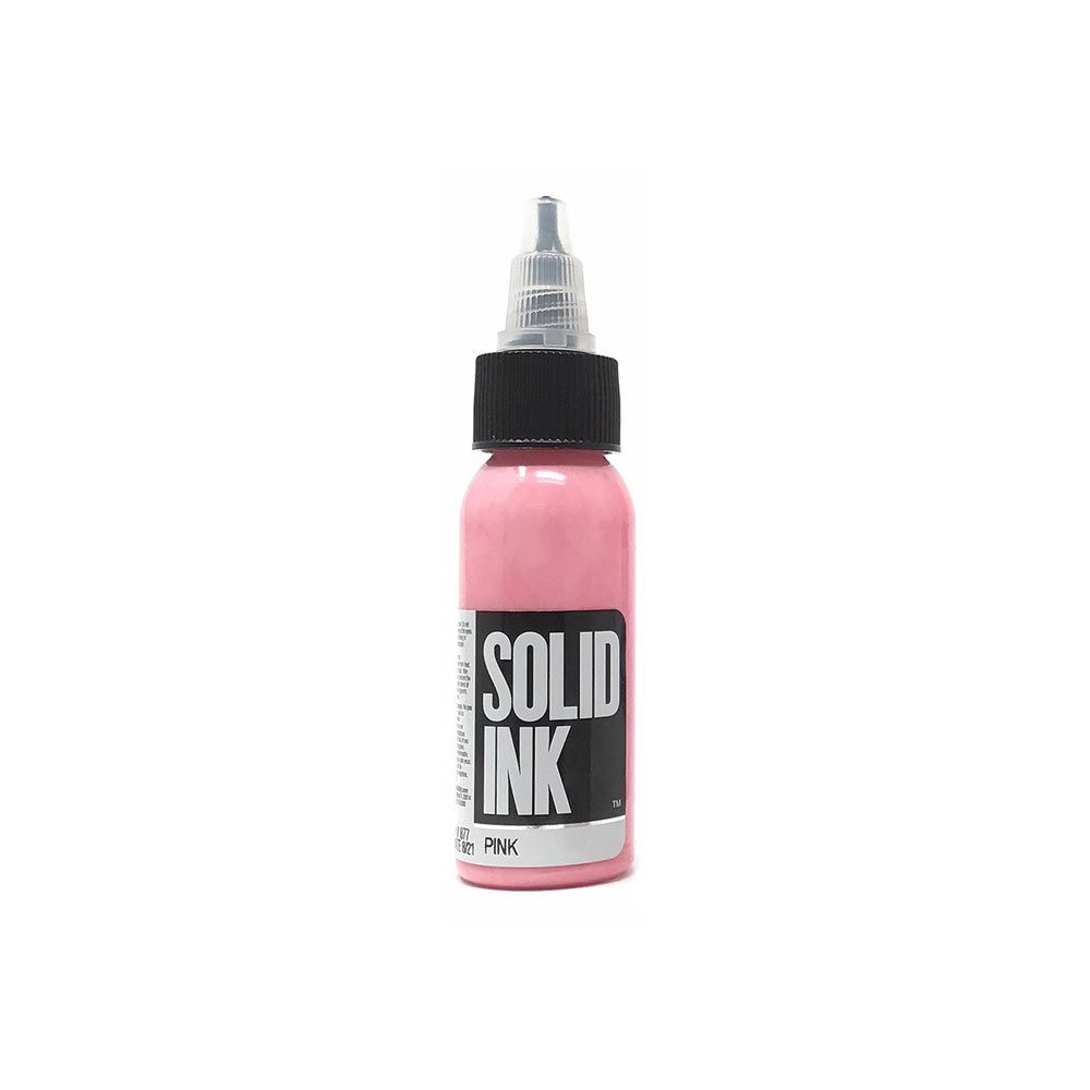 Solid Ink - Color Pink 1 oz - Miamitattoosupplies.comTATTOO INK