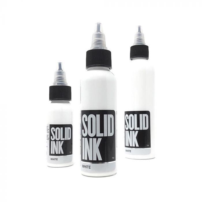 Solid Ink Color White | Miami Tattoo Supplies – Miamitattoosupplies.com