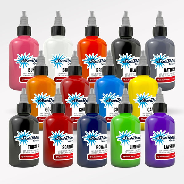 Starbrite Tattoo Ink 14 Color Set - Miamitattoosupplies.comTATTOO INK