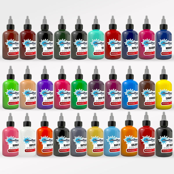 Starbrite Tattoo Ink PRO 30 Color Set - Miamitattoosupplies.comTATTOO INK