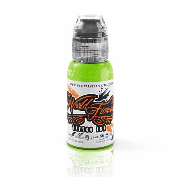 World Famous Tattoo Ink - Northern Lights Green - Miamitattoosupplies.comTATTOO INK