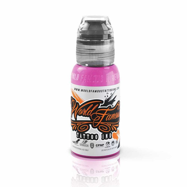 World Famous Tattoo Ink - Paris Pink - Miamitattoosupplies.comTATTOO INK