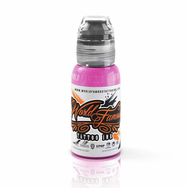 World Famous Tattoo Ink - Paris Pink - Miamitattoosupplies.comTATTOO INK