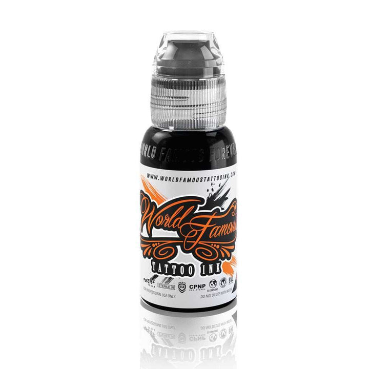 World Famous Tattoo Ink - Pitch Black - Miamitattoosupplies.comTATTOO INK